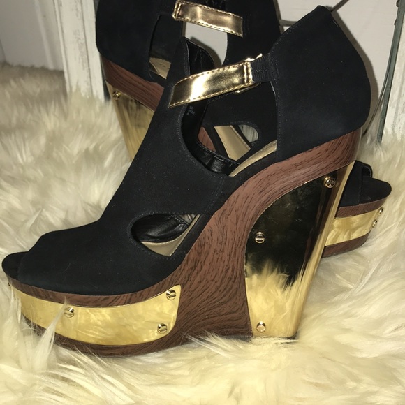 👠 Gianni Bini Wedge Heels A07 - Picture 3 of 4